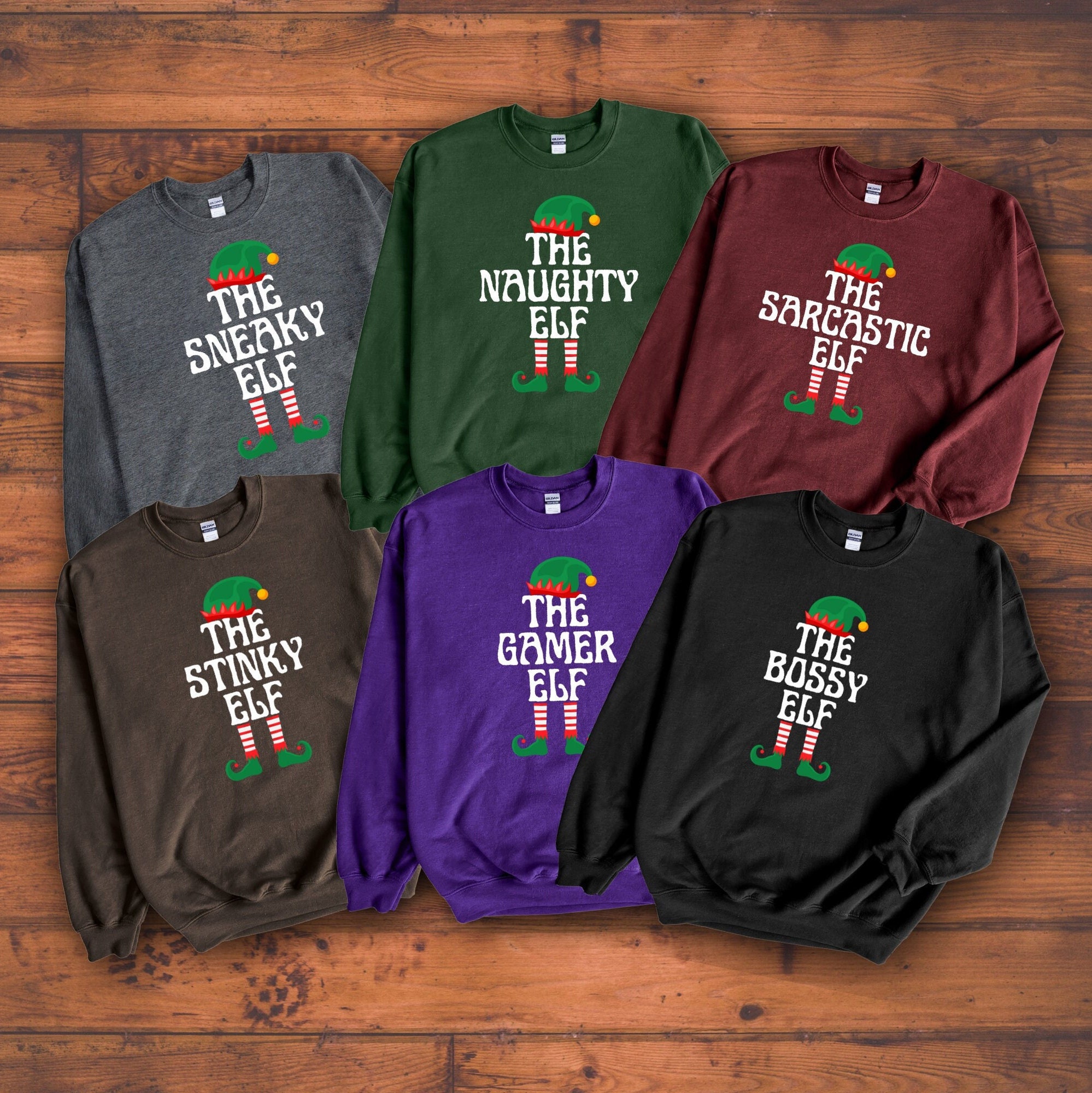 Naughty elves christmas clearance sweaters