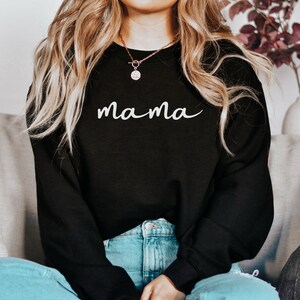 Mama Sweater Shirt | Crewneck Mom Shirt | Mommy Sweatshirt | Gift for Mom | New Mom Gift | Pregnancy Gift for Wife | Mother Tee