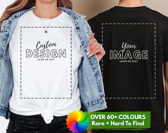 Camisa personalizada / Diseño de camiseta personalizada Texto Gráfico Logotipo / Damas Hombres Unisex