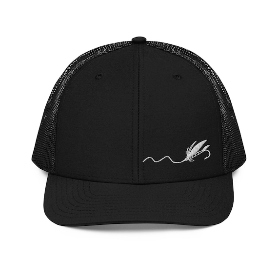 Fly Fishing Hat Embroidered Gift for Fly Fisherman 