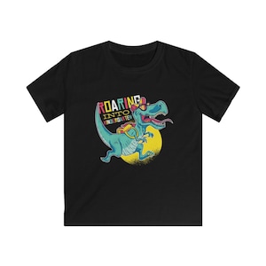 T-Rex Kindergarten Shirt KIDS | Back To School Tshirt | Tyrannosaurus Rex Shirt | Roaring Into Kindergarten T Rex Boys Girl T-