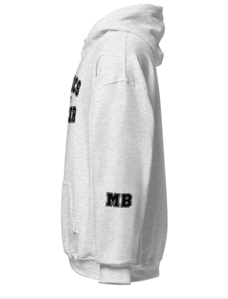 Sudadera con capucha personalizada con impresión delantera y trasera imagen 8