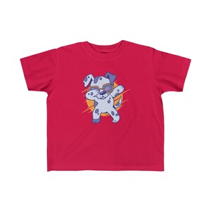 Dabbing Dog Toddler Shirt | Cute Tshirt For Toddler Boys and Girls