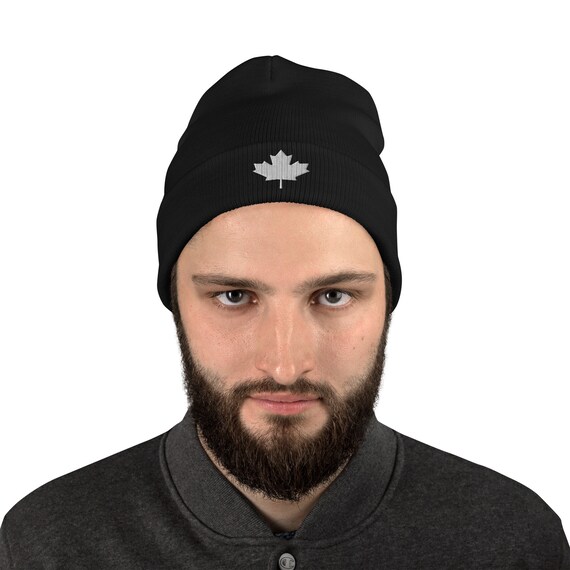 【希少】Dime Montreal leaf logo beanie black Canada Leaf Knit Beanie Touque | Zapp Worx Design