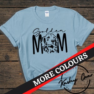 T-shirt pour maman Golden Retriever | T-shirt chien doré | t-shirt pour parents et mamans pour chien | Cadeau de Noël pour amoureux des chiens T-shirt