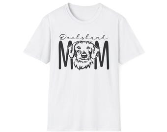Dachshund Mom Shirt | Dachshund Dog TShirt | Wiener Dog Mom | Badger Dog Parent | Christmas Gift For Dog Lover T Shirt