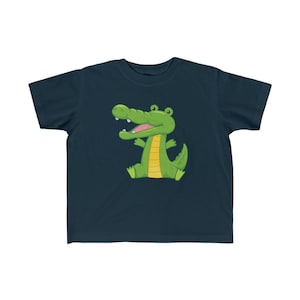 Chemise crocodile pour tout-petit | -shirt animal pour garçon et fille | Tailles enfants 2T et 4T