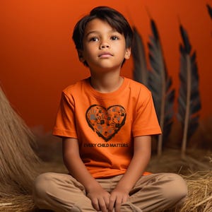 Chaque enfant compte pour enfant | Journée de la chemise orange pour tout-petit | T-shirt ECM pour jeune | Journée nationale pour la vérité et la réconciliation
