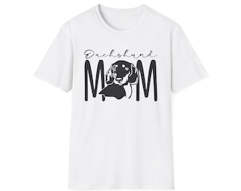 Dachshund Mom Shirt | Dachshund Dog TShirt | Wiener Dog Mom | Badger Dog Parent | Christmas Gift For Dog Lover T Shirt