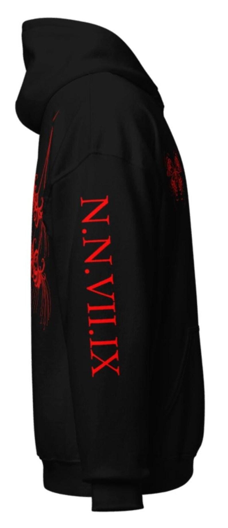 Sudadera con capucha personalizada con impresión delantera y trasera imagen 19