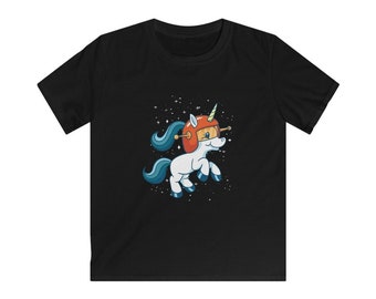 Einhorn Kinder T-Shirt | Grafisches T-Shirt für Jungen und Mädchen vom Kleinkind bis zum Teenager