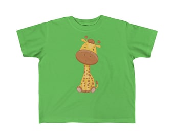 Cute Giraffe Toddler Shirt | Animal Tshirt For Kids | Child Size 2T and 4T