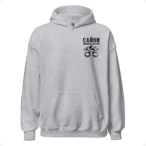 Sudadera con capucha personalizada con impresión delantera y trasera imagen 15