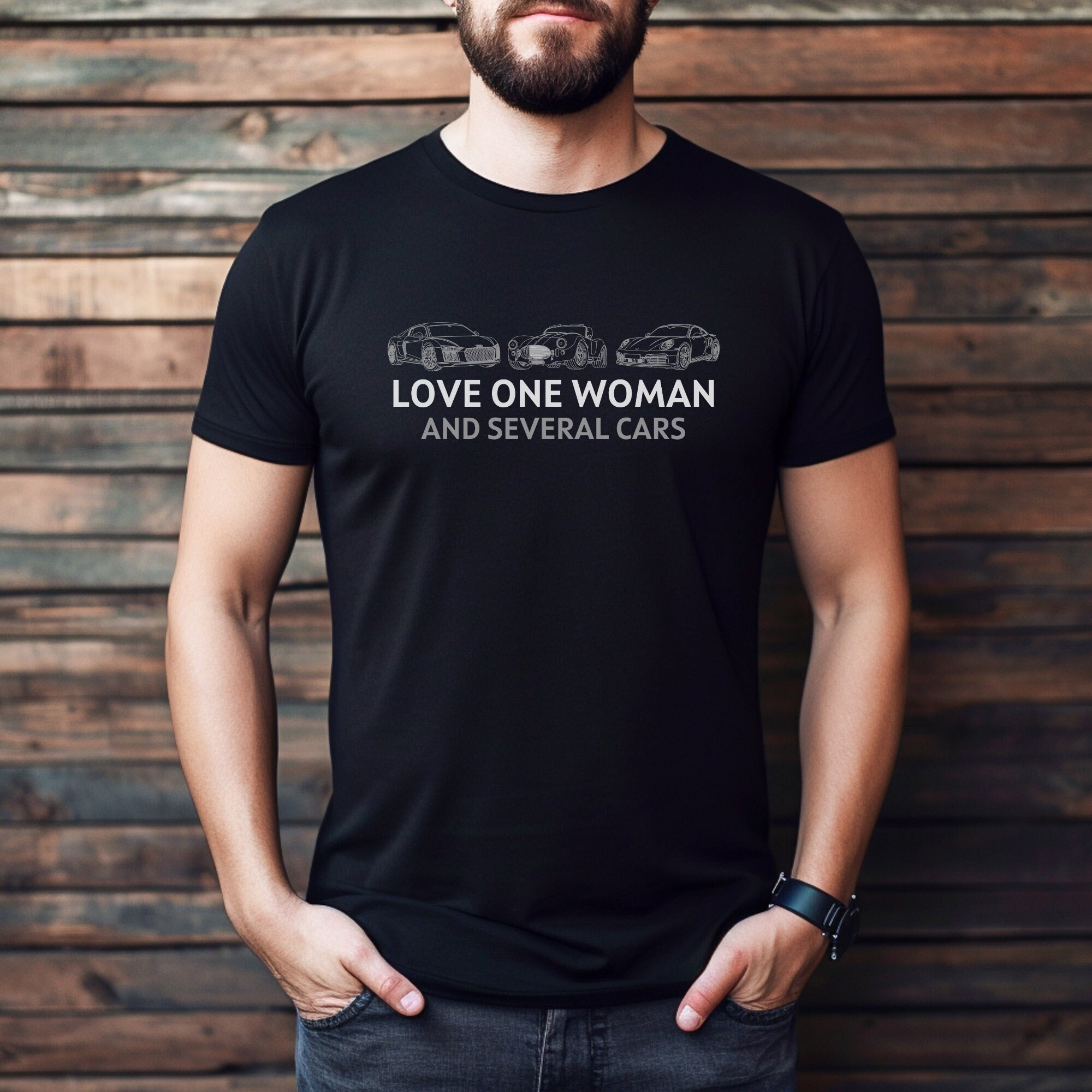 love one woman and several cars