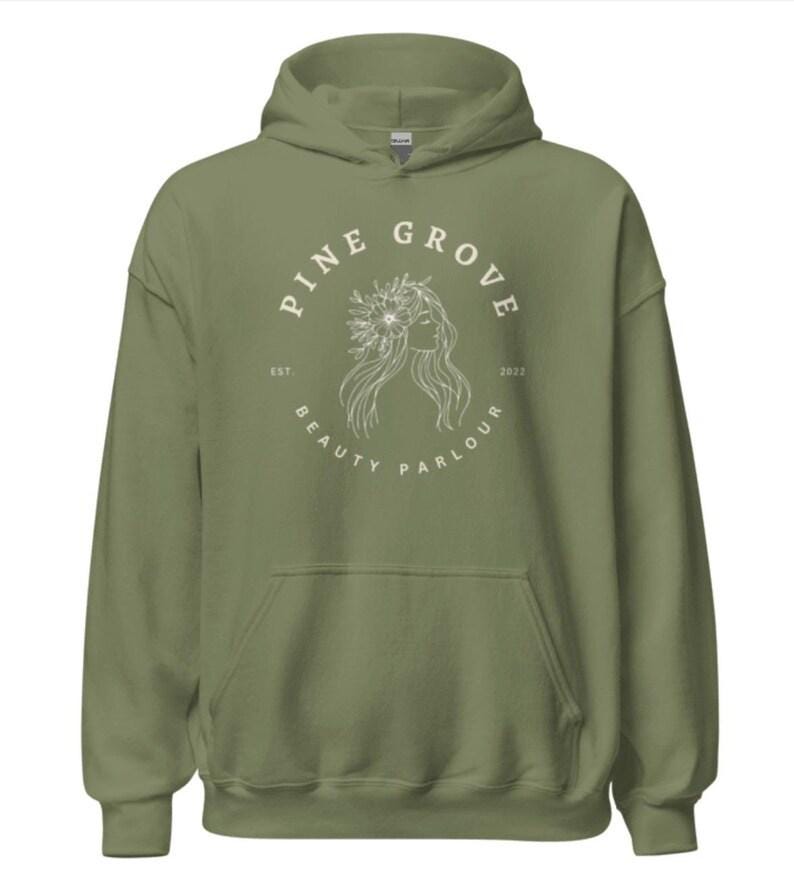 Sudadera con capucha personalizada con impresión delantera y trasera imagen 12