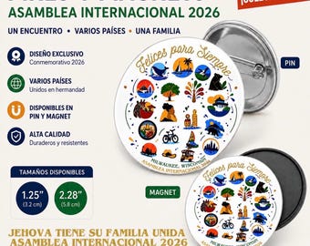 Spelden en magneten voor de Internationale Assemblee van 2026
