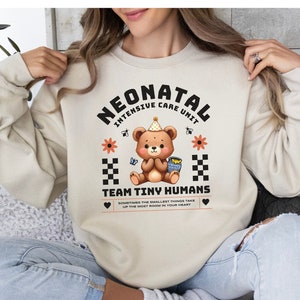 Cute NICU Nurse Sweatshirt, NICU Nurse Shirt, NICU Nurse Gift, Nurse Appreciation Gift, Neonatal Intensive Care Unit, Nicu Comfort Colors