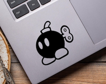 Bomb-Omb Vinyl Decal: Mario Bros Car/Laptop Sticker
