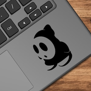 Shy Guy Vinyl Decal: Mario Bros Laptop Sticker