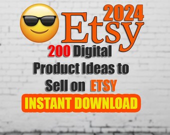 200 Ideas of Passive Products in 2024, 200 Product Ideas for Sale, High Demand, E-book | Digital Download | Print