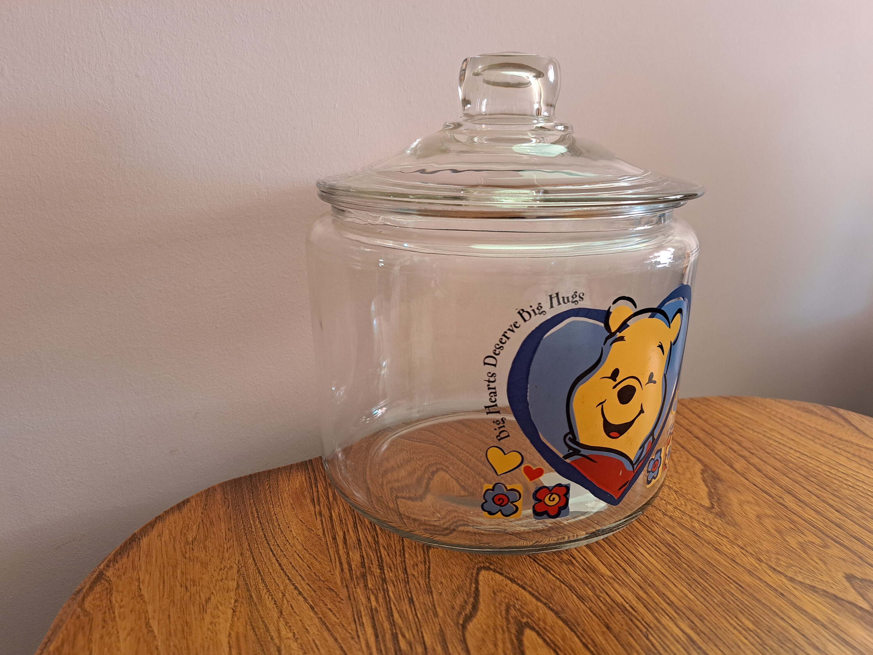 Vintage Disney Winnie the Pooh Anchor Hocking Jar With Lid - Etsy