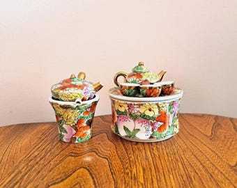 Vintage Japanese Tea Ceremony Stackable Doll Tea Party Set