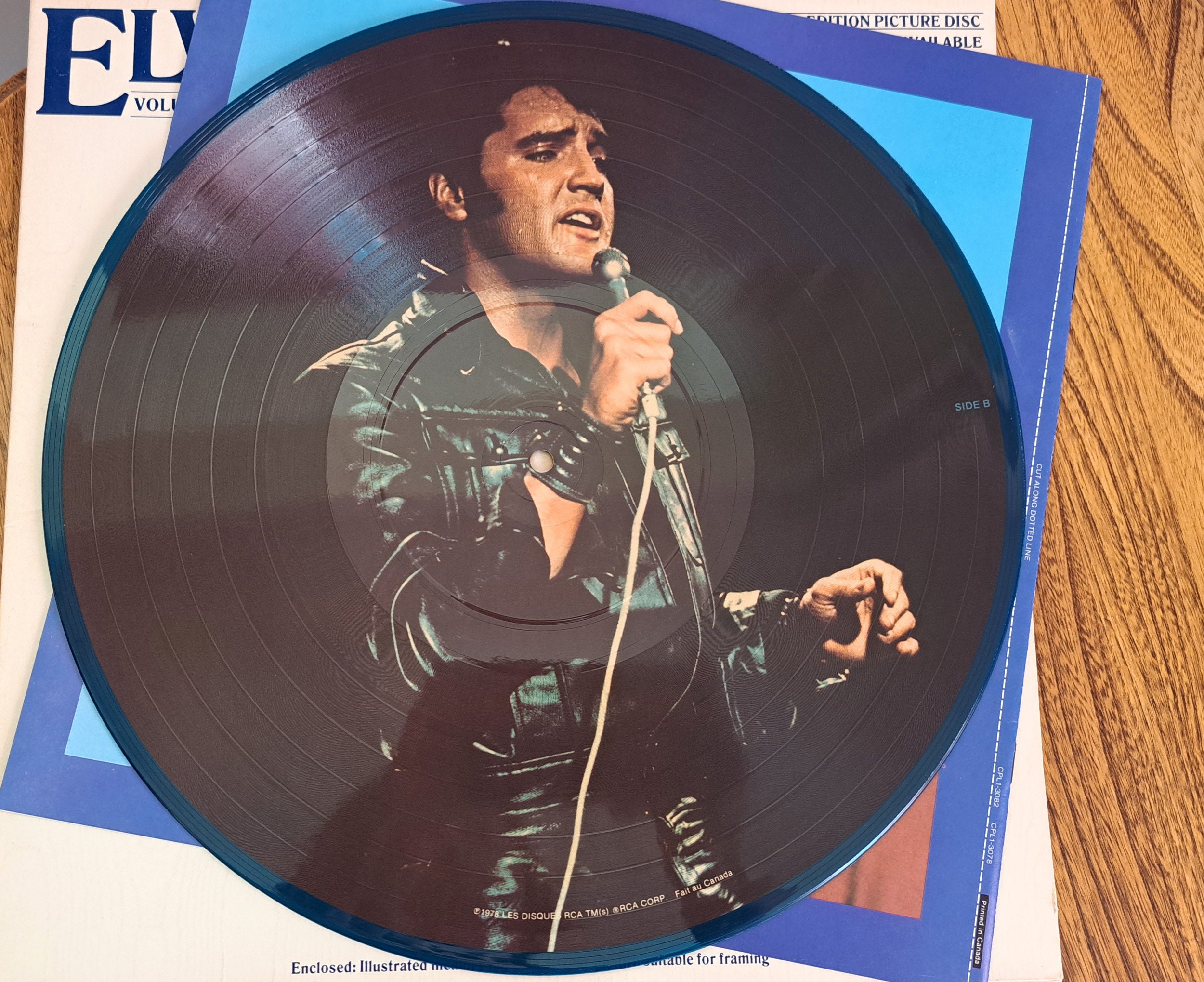 Elvis Presley A Legendary Performer Vol. 3 Picture Disc 1978 Vinyl