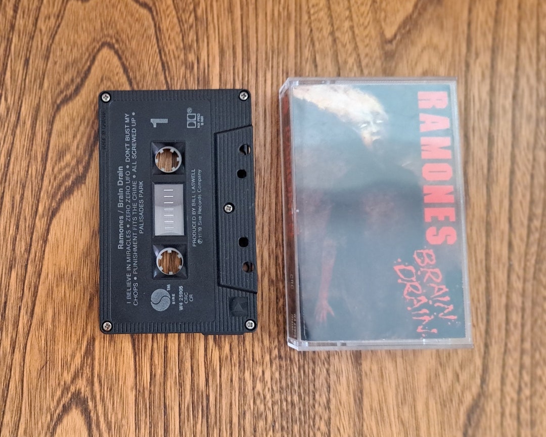 Vintage Ramones Brain Drain 1989 Cassette Tape - Etsy