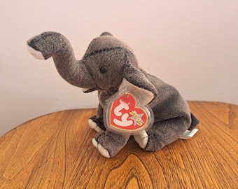 Retired 2000 Ty Trumpet Elephant Beanie Baby