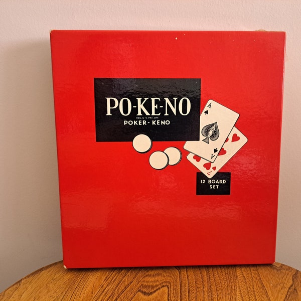 Po-Ke-No Vintage Game Poker Keno Bingo Pokeno