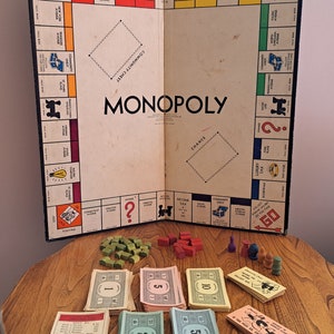 Monopoly Nostalgia Monopoly Legno Vintage Monopoly 1936 Board Game - Main Image