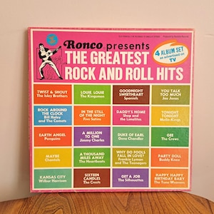 The Greatest Rock And Roll Hits Box Set 4 x Vinyl Record Album Set