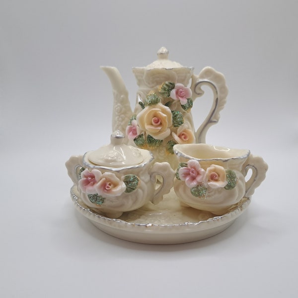 Vintage 6-Piece Miniature Tea Set