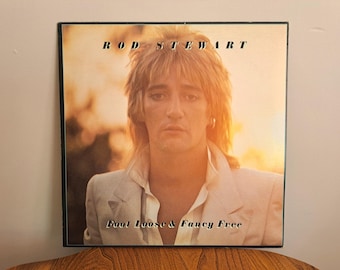 Vintage Rod Stewart Never a Dull Moment LP Record Vinyl Album
