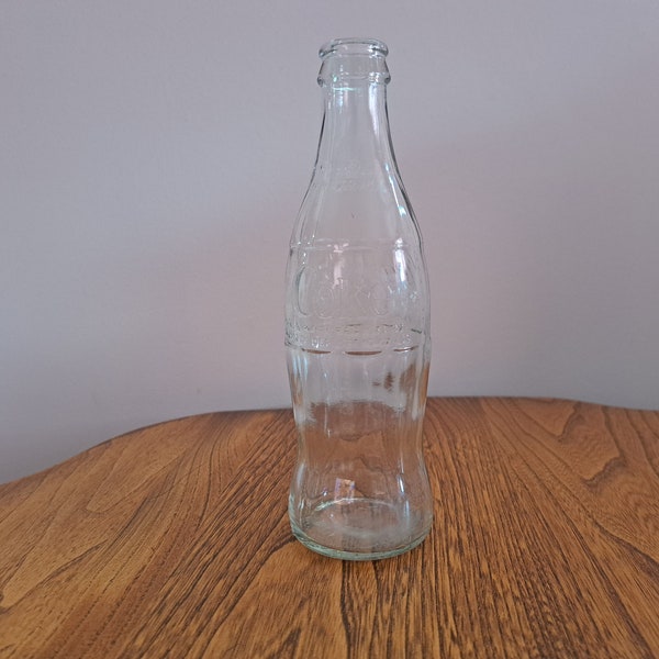 Vintage Glass Coke Bottle 10oz Coca-Cola