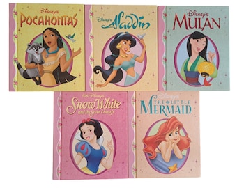 Vintage Disney Set of Five Hardcover Books