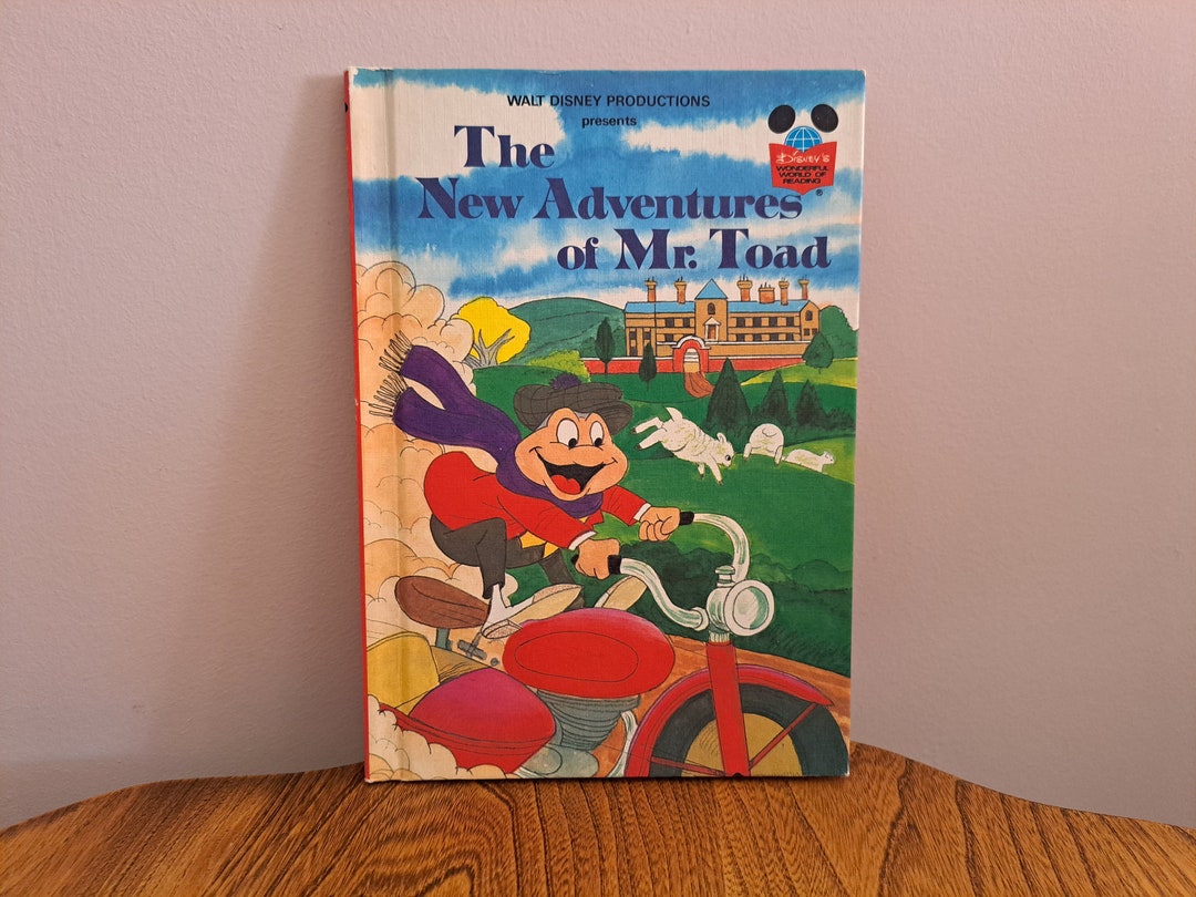 1983 Walt Disney the New Adventures of Mr. Toad Book - Etsy