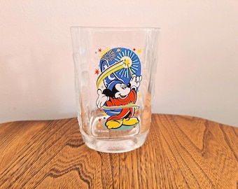 Vintage Disney Epcot McDonald's Mickey Mouse Drinking Glass