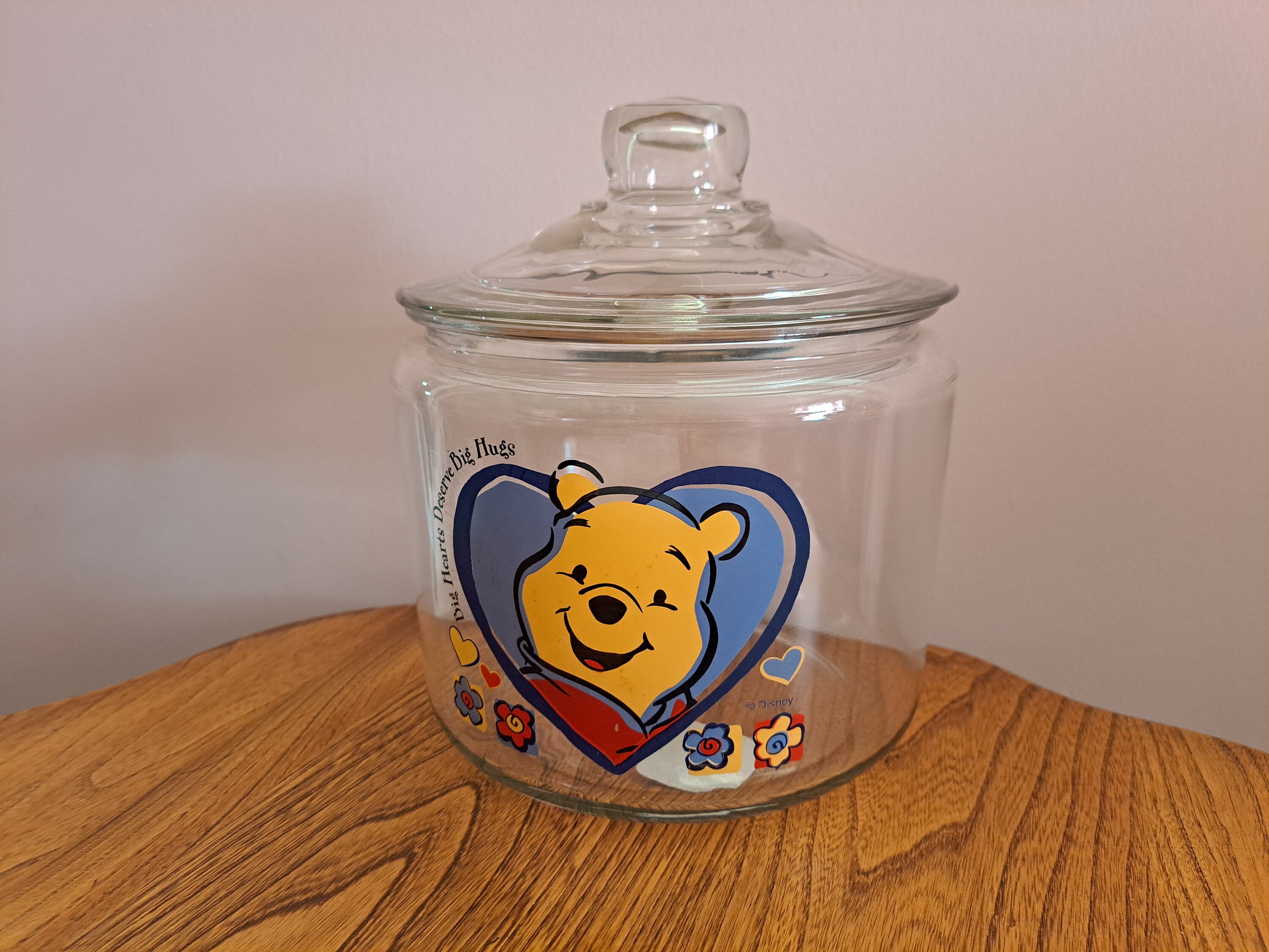 Vintage Disney Winnie the Pooh Anchor Hocking Jar With Lid - Etsy