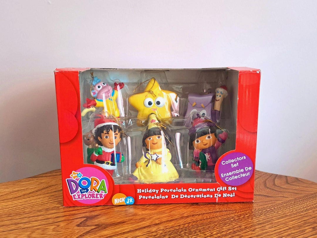 Vintage Dora the Explorer Kurt Adler Porcelain Ornament Collectors