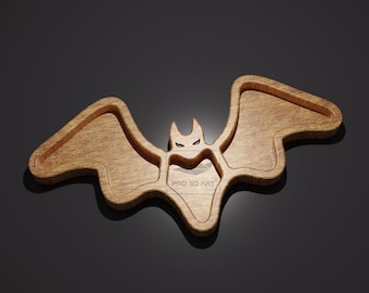 Bat Tray - CNC Files for Wood