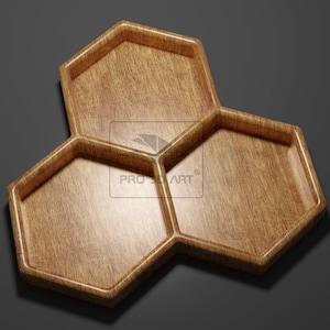 Honeycomb Tray - CNC Files for Wood