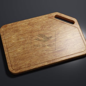 Rectangle Cutting Board - CNC Files for wood (svg, dxf,eps, ai, pdf, stl)