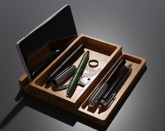 Phone Keys  Pen Holder - CNC Files for Wood (svg, dxf, pdf, eps, ai, stl)