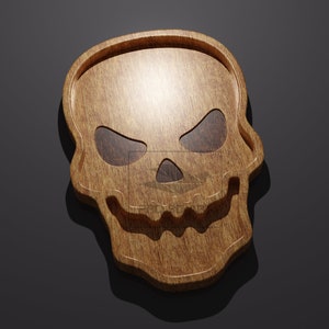 Skull Tray - CNC Files for Wood