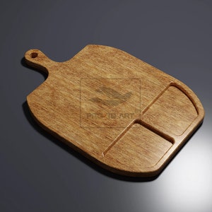 Cutting Board - Files for CNC (svg, dxf, eps, ai, pdf, stl)