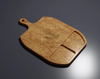 Cutting Board - Files for CNC (svg, dxf, eps, ai, pdf, stl)