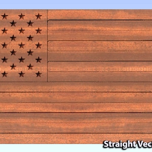 USA Flag and Map Pack CNC Files For Wood, 3D STL Models image 7