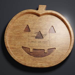 Pumpkin Tray - CNC Files for Wood