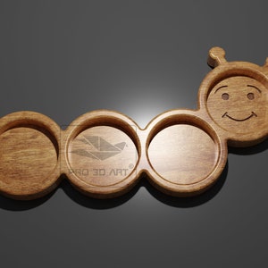 Caterpillar Tray - CNC Files for Wood